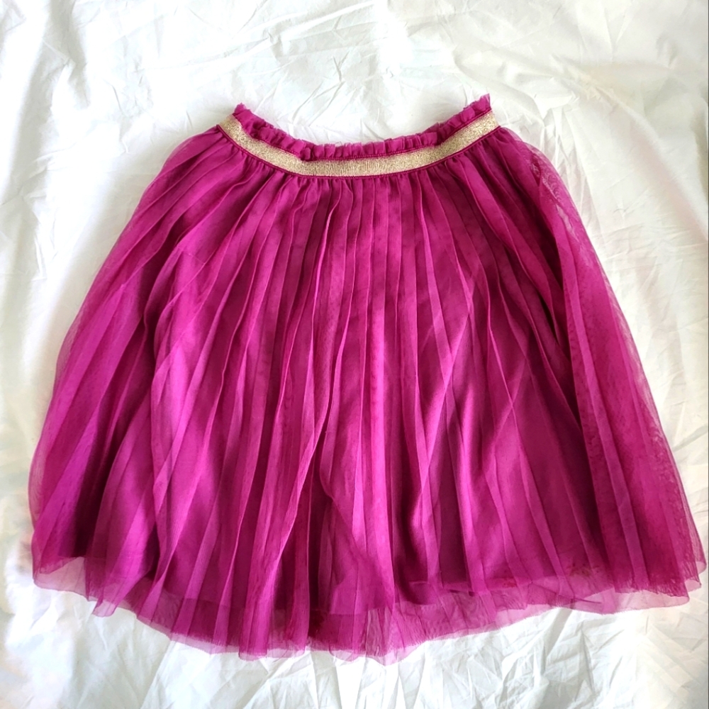 Hannah Andersson tulle skirt, magenta purple, girls small (5)